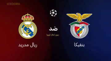 موعد تحديد المتأهل.. توقيت مباراة بنفيكا وريال مدريد في دوري أبطال أوروبا